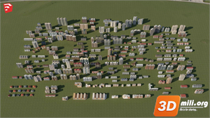 Environment element Skp Files 